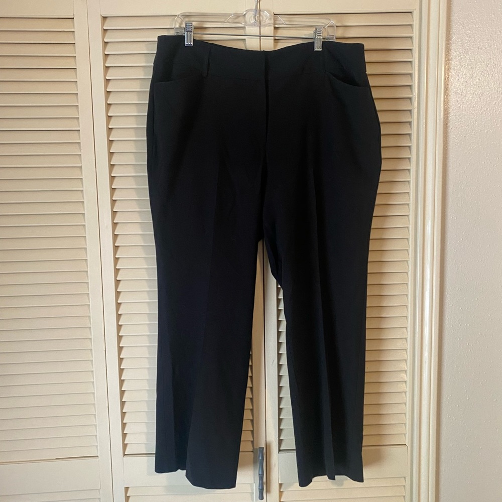Black dress capri pants